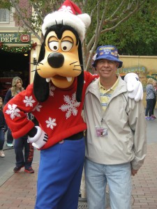 Rob being goofy with Goofy!