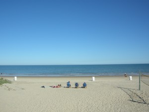 One part of the beach that spans 34 miles on South Padre Is.