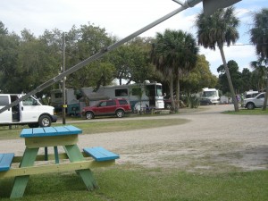 A picture from our site at Sunset Isle - a unique little park