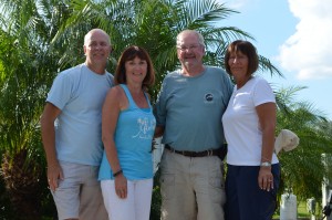 Us and Wayne and Lynn at our place