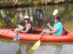 Lynn and I enjoying our Kayak ride