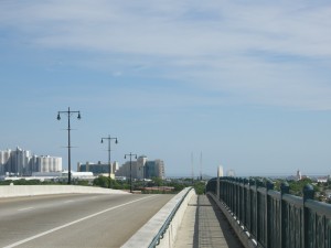 Biking the " Big" bridge to Daytona Beach