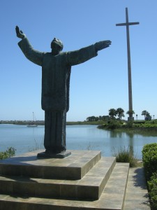 The countries first parish mass-Sept 8, 1565 - 208 foot cross - Pedro Menedez de Aviles