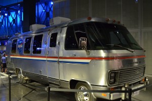 The astronauts RV for their trip to the launch pad