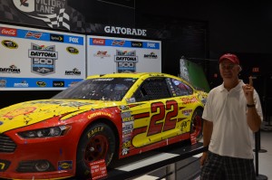 Rob with the winning car