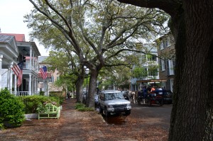 Charming street in Charleston