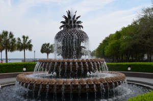 Pineapple Fountain wading pool 