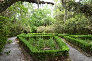 Manicured gardens